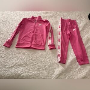 Nike Kids' Pink Track Suit Set
